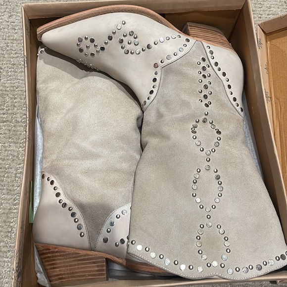 Free people joelton studded western boot - Picture 2 of 3